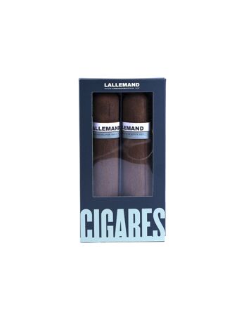 Cigares chocolat et son praliné feuilleté cacahuète - Boîte de 2 cigares 2