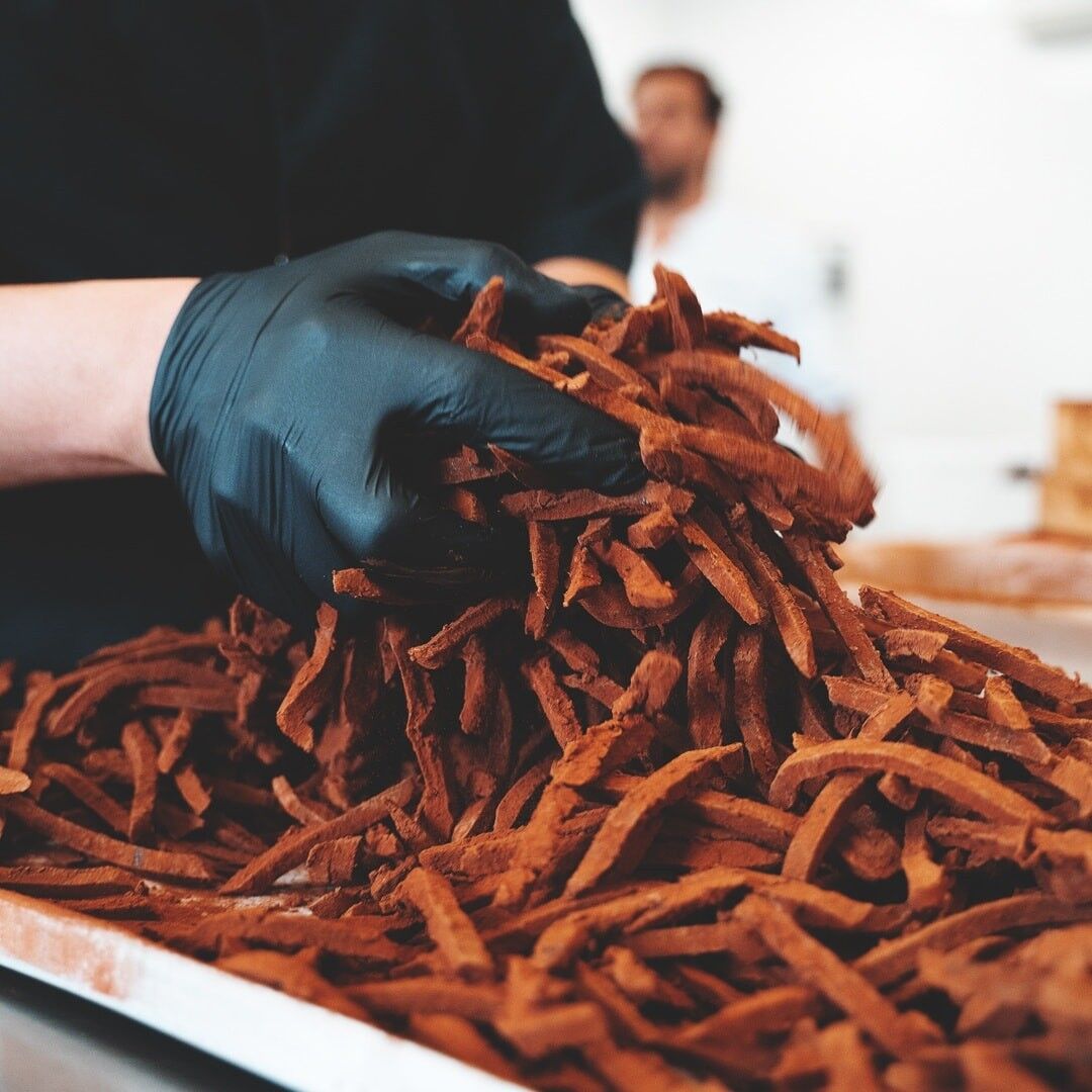 Orangettes milk chocolate 250 g