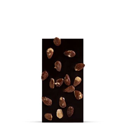 Almond 70% dark chocolate bar
