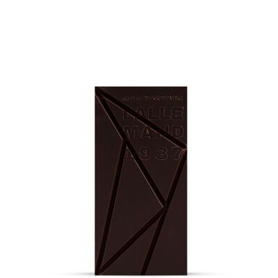 Barretta di cioccolato fondente al caramello 70%.