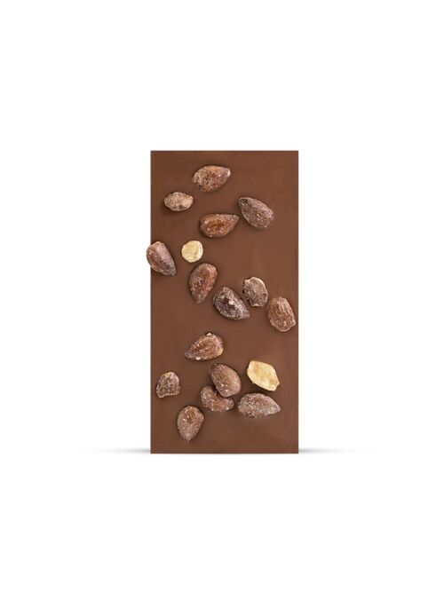 Tablette chocolat Lait Amandes 42%