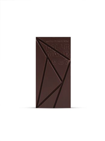 Tablette chocolat Bean to Bar Bio Equateur CECAO 72% 1