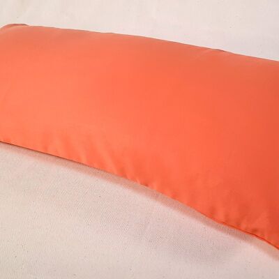 25 x 60 cm couverture orange, satin organique, article 4602518