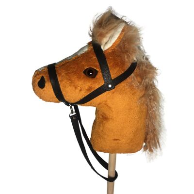 Organic/eco hobby horse "Don Camillo" (color fox), 100% organic cotton/GOTS