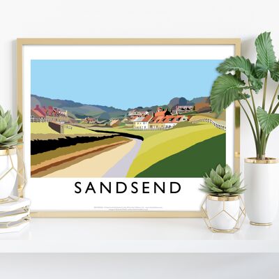 Sandsend By Artist Richard O'Neill - Premium Art Print