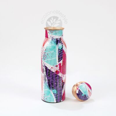 Elcobre premium limited edition printed copper bottle – Graffiti 700 ML