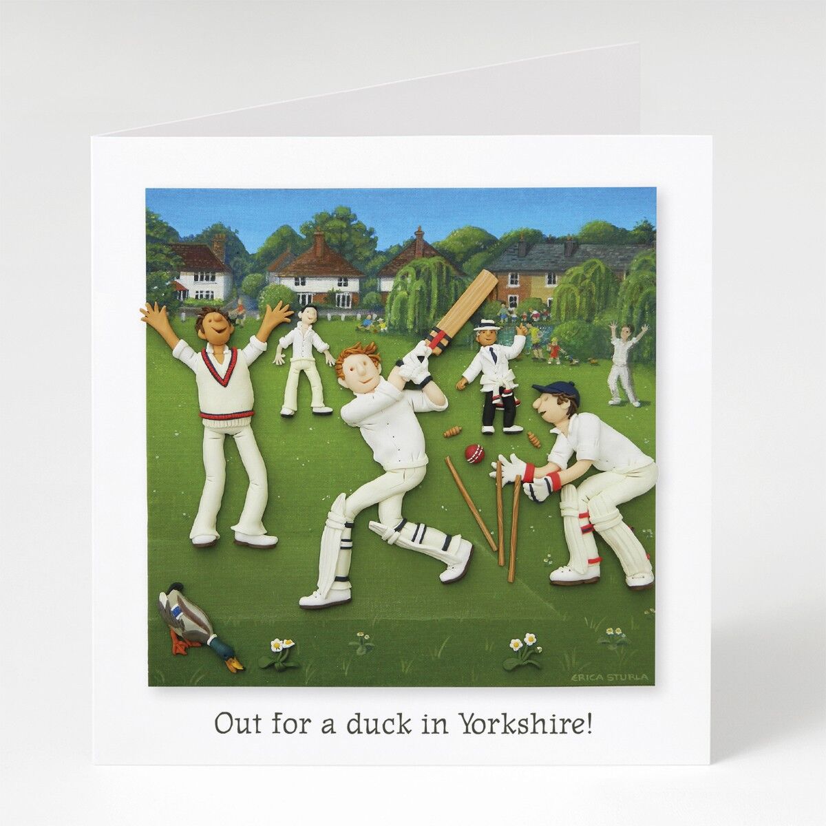Heraus für eine Ente in der leeren Karte Yorkshires durch Erica Sturla