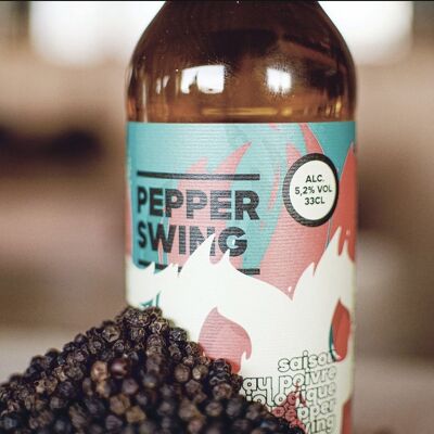 Seasonal Blonde Beer with pepper, alc. 7.5% - 750ml - SHORT DLUO