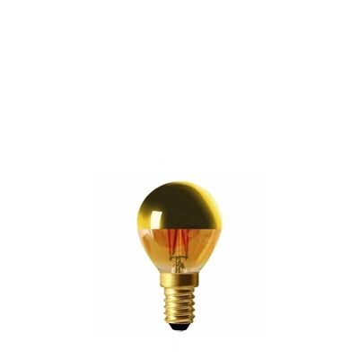 Ampoule LED E14 calotte dorée