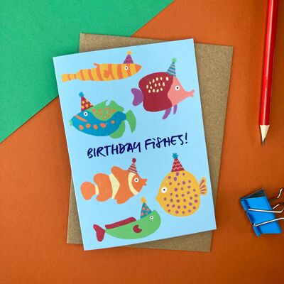 Beste Fische Geburtstagskarte