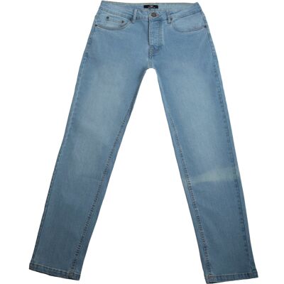 Straight Jeans in light Seahawk Coloured wash-