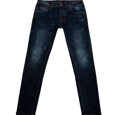 Skinny Fit Jeans in dark blue wash-