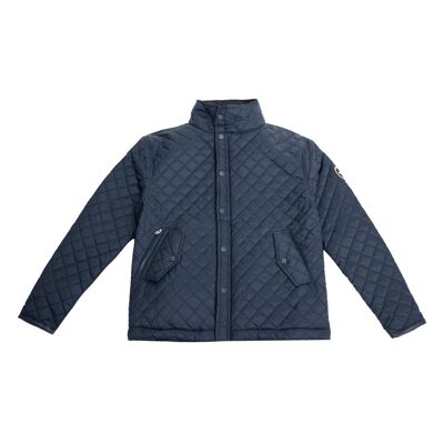 Classic Quilted Jacket in navy Colour-