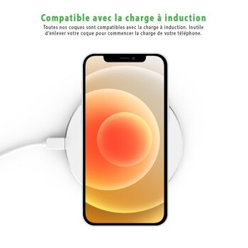 Coque iPhone 12/12 Pro souple transparente Cerisier 6