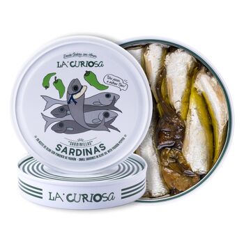 Caisse de 4 Sardines La Curiosa 5