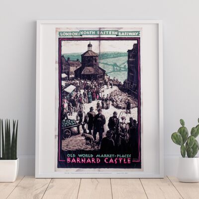 Barnard Castle Lner Teesdale – Premium-Kunstdruck im Format 11 x 14 Zoll I