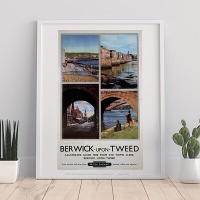Berwick Upon Tweed - Impresión de arte premium de 11X14” I