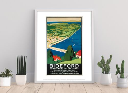 Bideford For Westward Ho! Golf Links - Premium Art Print I