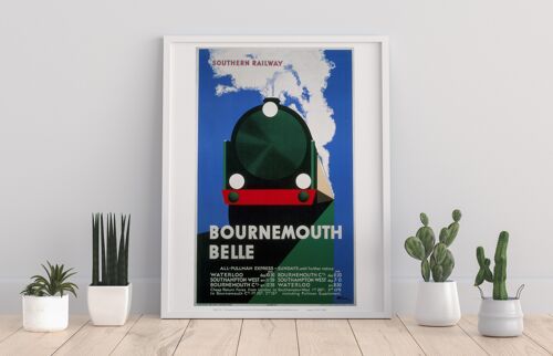 Bournemouth Belle - Southern Railway - Premium Art Print