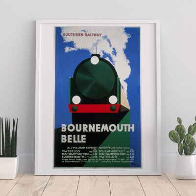 Bournemouth Belle - Southern Railway - Stampa d'arte premium