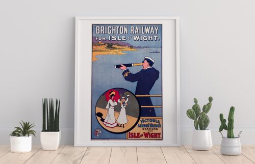 Brighton Railway For Isle Of Wight - Premium Art Print I