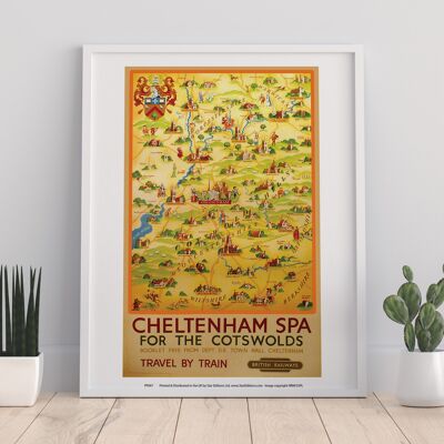 Cheltenham Spa per i Cotswolds - Stampa artistica premium 11 x 14".