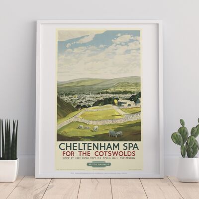 Cheltenham Spa per i Cotswolds - Stampa d'arte premium 11 x 14" - I