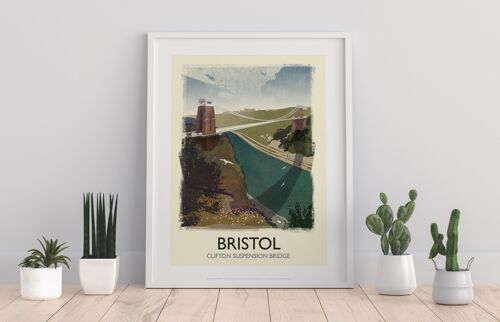 Clifton Suspension Bridge- Bristol - Premium Art Print I
