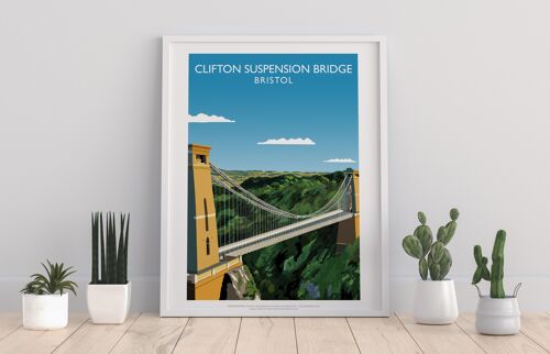 Clifton Suspension Bridge- Bristol - Premium Art Print II