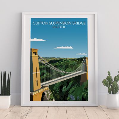 Clifton Suspension Bridge- Bristol - Premium Art Print II