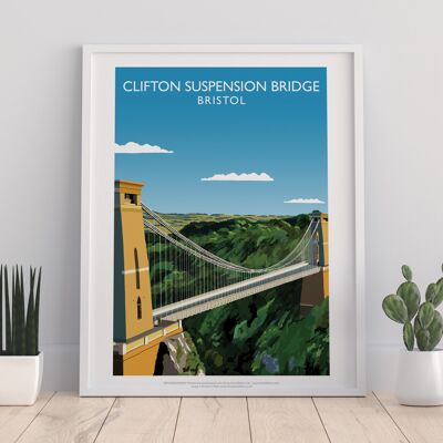 Clifton Suspension Bridge - Bristol - Premium Kunstdruck II