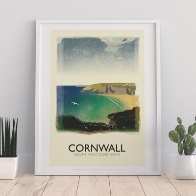 Cornwall - South West Coast Path - 11X14” Premium Art Print I