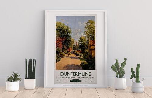 Dunfirmline, Fife British Railways - Premium Art Print I