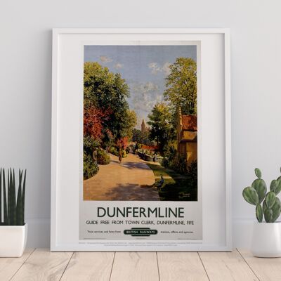 Dunfirmline, Fife British Railways - Stampa d'arte Premium I