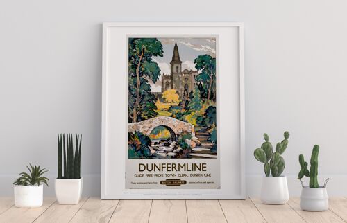 Dunfirmline, Fife British Railways - Premium Art Print II