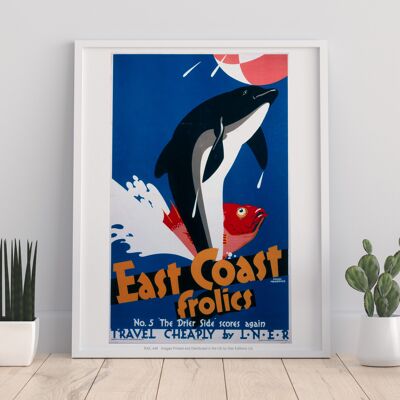 East Coast Frolics Nr. 5 – 11 x 14 Zoll Premium-Kunstdruck I