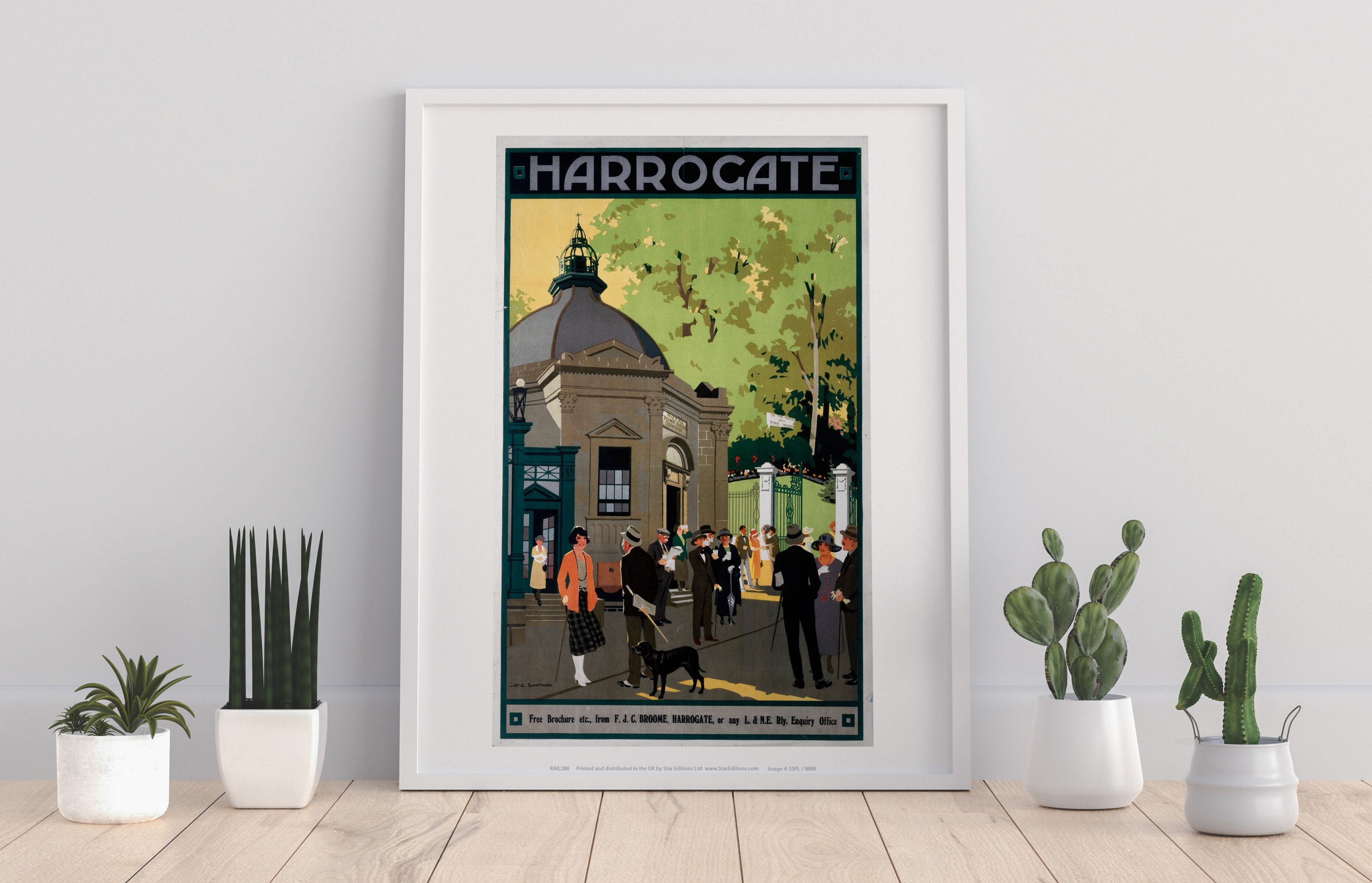 Harrogate - Stampa d'arte premium 11X14" III