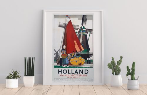 Holland Via Hull - Rotterdam - 11X14” Premium Art Print II