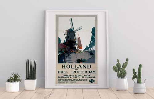 Holland Via Hull - Rotterdam - 11X14” Premium Art Print III