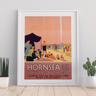 Hornsea, East Yorkshire - Lakeland in riva al mare - Stampa d'arte I