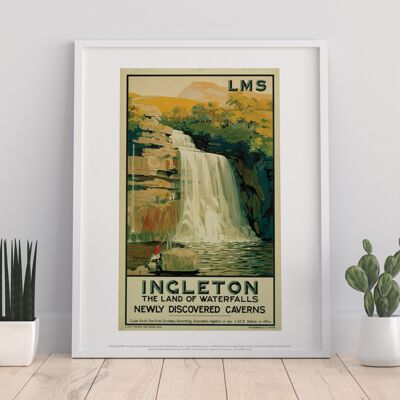 Ingleton, das Land der Wasserfälle – 11 x 14 Zoll Premium-Kunstdruck I