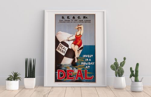 Invest In A Holiday At Deal - 11X14” Premium Art Print