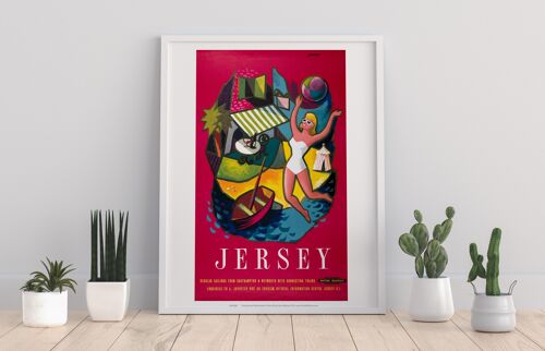Jersey, British Railways - 11X14” Premium Art Print I