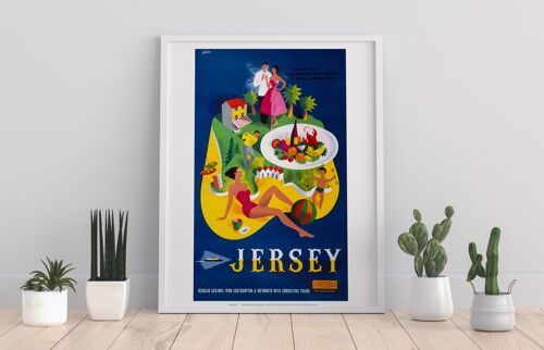 Jersey, British Railways - 11X14” Premium Art Print II