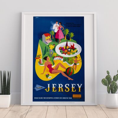 Jersey, Ferrocarriles Británicos - 11X14" Premium Art Print II