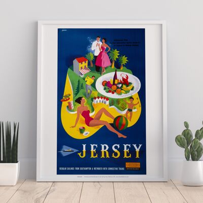 Jersey, British Railways - 11X14" Premium Art Print II