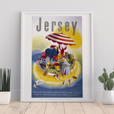 Jersey, aus Southampton und Weymouth – Premium-Kunstdruck I