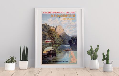 Midland Railway Of England - Le Pic Du Derbyshire Art Print - I