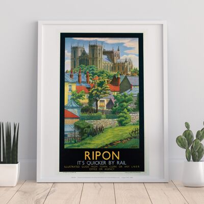 Ripon – Premium-Kunstdruck im Format 11 x 14 Zoll