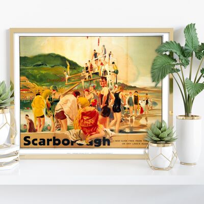 Scarborough – Premium-Kunstdruck im Format 11 x 14 Zoll